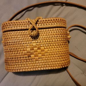 Straw Cross Bag